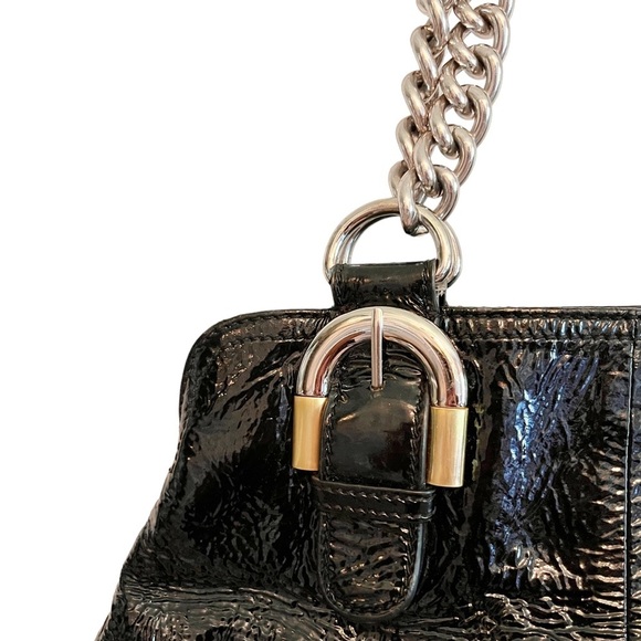 Badgley Mischka Patent Leather Handbag - Picture 12 of 13